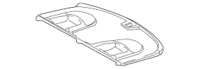 210-690-29-49-7e44 Mercedes-benz Genuine Package Tray Trim