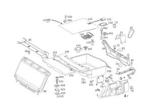 211-815-00-14 Mercedes-benz Genuine Holder