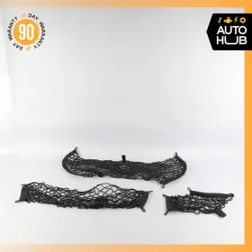 2308100049 Mercedes-benz 03-12 R230 Sl500 Sl550 Sl55 Amg Rear Luggage Cargo Net Set Of 3 Oem