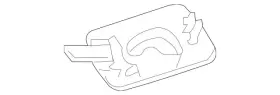 251-868-01-39-8k67 Mercedes-benz Genuine Load Retaining Cover