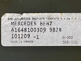A1648100309 Mercedes-benz 9b28 Black Cargo Cover Privacy Shade Ml Gl 2006 - 2011 #3