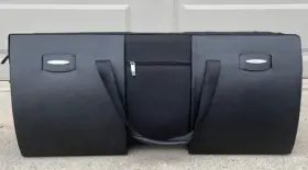 4241 Mercedes-benz #b6 695 Genuine Stuttgart Sl R230 Rear Shelf Bag With Original Manual
