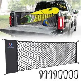 Mic-00-08201 Mictuning Elastic Truck Bed Cargo Net Storage Bag Mesh For Chevrolet Silverado 1500/2500 #3