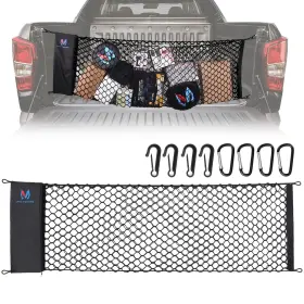 Mic-ccn-771 Mictuning Truck Bed Cargo Net Highly Elastic 49x16.9 Inch For Pickup Black