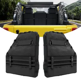 Qsp399 Mikkuppa Roll Bar Storage Bag - Compatible With 1997-2023 Jeep Wrangler Jk Tj