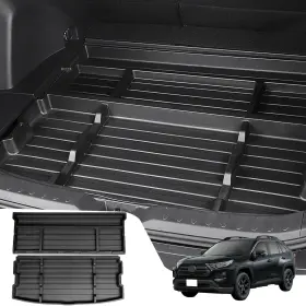 Qsp445 Mikkuppa Trunk Hidden Storage Box Compatible With 2019-2024 Toyota Rav4