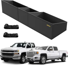 Qsp446 Mikkuppa Truck Under Seat Storage - Replacement For 2019-2024 Chevy Black