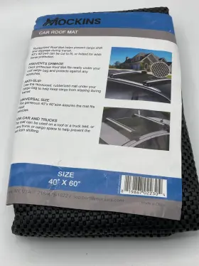 Ma-rfmt-60x40-blk-61 Mockins 60 Inch X 40 Anti Slip Car Roof Mat - Thick And Protective