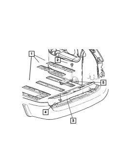 05028628aa Mopar Genuine Cargo Net 5028628aa