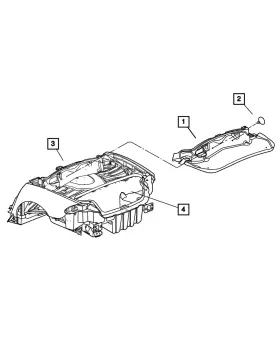 0tu06vxlab Mopar Genuine Folding Top Slingwell