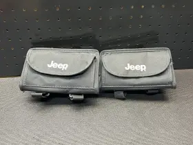 310rr152 Mopar Jeep Jk 2007-2018 Wrangler Roll Bar Storage Sunglasses Bag Holder Oem
