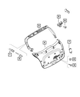 68201890aa Mopar Genuine Retainer