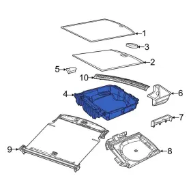68625588aa Mopar For Jeep Grand Cherokee 2023-2024 Cargo Area Liner