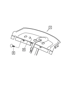 Rc35zp7ae Mopar Genuine Shelf Panel