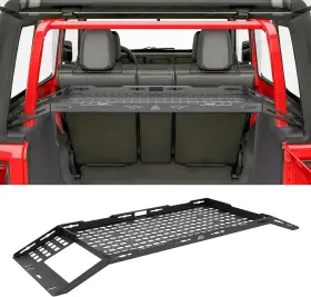 C2118 Motorvehicle Rear Cargo Rack Basket Tray For 2007-2026 Jeep Wrangler Jk Jl 4 Door Hardtop