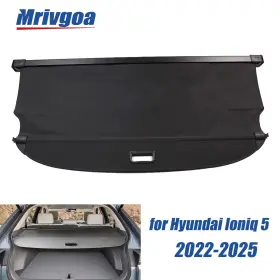 5-2022-2023 Mrivgoa Fit 2022-2025 Hyundai Ioniq 5 Rereactable Cargo Cover Rear Trunk Shade Accessory