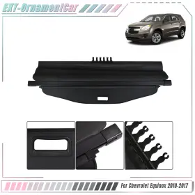 Eot222629e Munirater For Chevrolet Equinox 10-17 Black Rear Trunk Cargo Cover Security 6940847398301