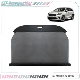 Eot3293e Munirater For Kia Sorento 2016-2019 Black Trunk Cargo Luggage Security Shade Cover Shield