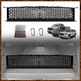 Mus-suv-3 Muslogy Envelope Style Trunk Cargo Net Compatible With 2015-2020 Chevy Tahoe