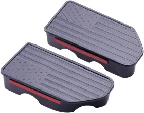 Cgcdg-1 Mwmnun Bed Rail Stake Pocket Covers For Gmc Chevy Silverado/sierra 1500 Black