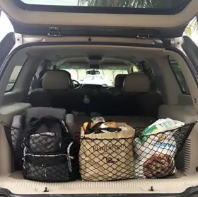 Mym-21-0010 My-carlight Rear Truck Bed Cargo Net Envelope Storage Organizer Blk Floor Car Accessories #3