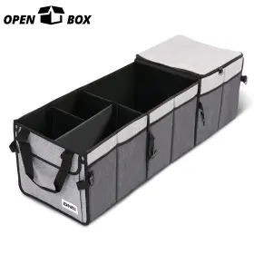 Npm84143 Newpoint Motor Open Box 3-in-1 Xxl Car Collapsible Folding Food Delivery Storage Organizer