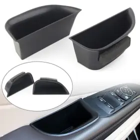 Newyoutube 432662587634 2pcs Car Front Door Handle Armrest Storage Box Tray Bin For Mkz 2014-16