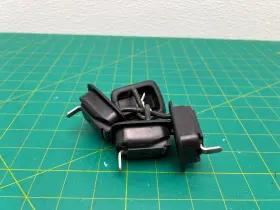 74932-2u01a Nissan 11-20 Rogue Trunk Cargo Luggage Tie Down Hook Set Oem #3