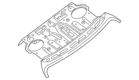 79400-9hp0a Nissan Genuine Package Tray