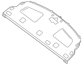79910-9an7d Nissan Genuine Pkg Tray Trim
