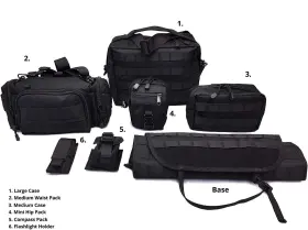 St03000 Northwest Seat Covers Mojave Tactical Back Organizer Storage With 6 Multi Bags Car Trunk Org #2