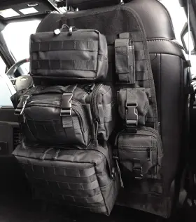 St03000 Northwest Seat Covers Mojave Tactical Back Organizer Storage With 6 Multi Bags Car Trunk Org