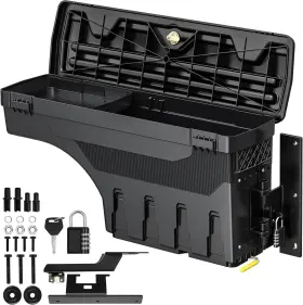 Oedro 199449004806 Truck Bed Storage Tool Box For 2015-2025 Ford F150 Passenger Side With Padlock