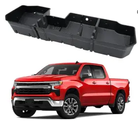 Oedro 764283246448 Mixsuper Liner Under Seat Storage Box For 2019-2025 2026 Chevy Silverado 1500/gm