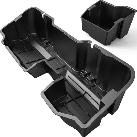 Oedro 840332339795 Upgraded Under Seat 2019-2024 Silverado Double Cab And Crew Black