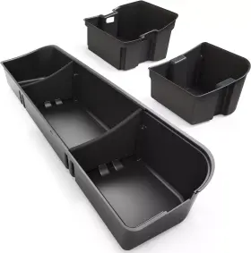 Beyshlf2yf Oedro Upgraded Under Seat Storage Box For 2015 - 2025 Ford F150 Supercrew Cab 3-in-1