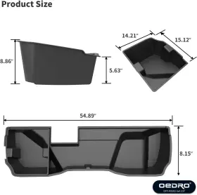 Beyshrrg6m Oedro Underseat Storage Box For 2014-18 Silverado Sierra 1500 2500hd/3500hd Double Cab #2