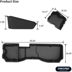 Beyshw0g1u Oedro Under Seat Storage Box For 2014-2018 Silverado Sierra 1500 2500hd 3500hd Crewcab #2