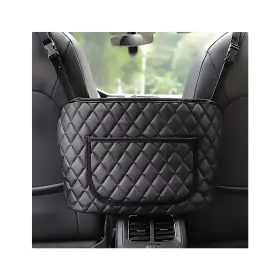 Wyyl-3092-hh Ohleats Car Handbag Holder Between Seat Leather Large Capacity Storage Black
