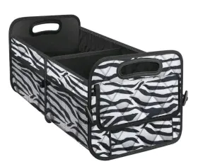 B0cxhnc8t6 Olosar Portable Collapsible Folding Trunk Organizer For Cars Suv Trucks Storage Zebra