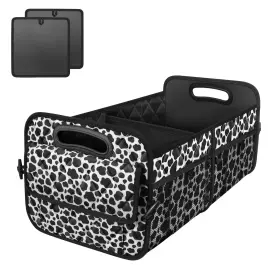 Jcab-037 Olosar Trunk Organizer For Car Collapsible Organizers With Reinforced Han
