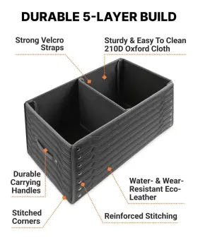 Fv-5der Owleys Premium Foldable Trunk Organizer For Suv Car Storage #2