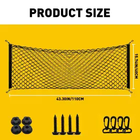 Xpd-hbx-39112 Oxilam Car Trunk Cargo Net Hook Universal For Ford F150 Silverado Gmc Sierra Dodge Ram #2