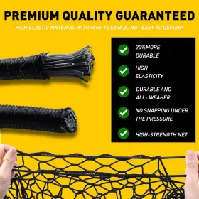 Xpd-hbx-39112 Oxilam Car Trunk Cargo Net Hook Universal For Ford F150 Silverado Gmc Sierra Dodge Ram #3