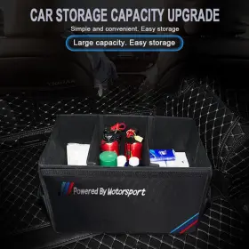 Oyadm 712981984711 Large Auto Trunk Organizer Collapsible Portable Multi Compartments Storage Co #3