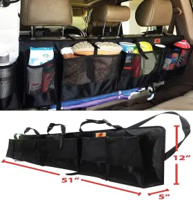 P&f High Quality Products 029540506036 Pf Suvs Rear Trunk Organizer With Umbrella Holder Hanging X Large - Extra Ri #3