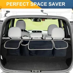 17a010 Pido Car Trunk Organizer Backseat Hanging For Suv Seat Back O #3
