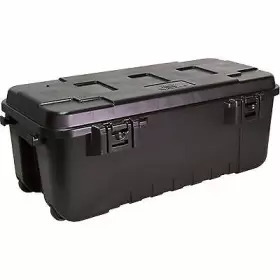 191900 Plano Synergy Inc. Storage Trunk 108 Qt. Black With Wheels 191900 Plano Synergy Inc. Storage Trunk 108 Qt. Black With Wheels