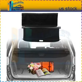 Pmt16567205 Pmt2018 Black Retractable Rear Trunk Cargo Tonneau Cover Fits Smart Fortwo 2008 - 2015