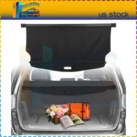 Pmt16569005 Pmt2018 Rear Retractable Trunk Cargo Tonneau Cover Black Fits Gmc Terrain 2018 2019 2.0l